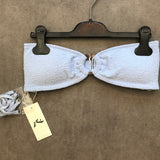 Sandalwood bandeau ring bikini top